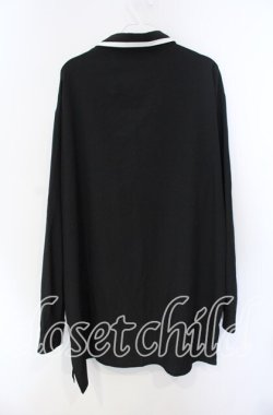 画像2: TRAVAS TOKYO / ネクタイ付き長袖シャツ F ブラック O-25-08-28-014-PU-BL-OW-OS