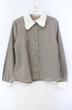 画像1: Fi.n.t / ラビットカラーシャツ F ベージュ O-25-08-28-016-CA-BL-OW-ZT068