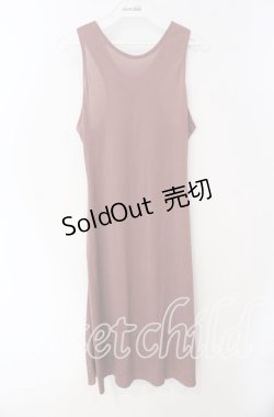 画像1: Jean Paul GAULTIER FEMME / ノースリーブワンピース 40 光沢のあるピンク O-25-08-28-021-LO-OP-OW-ZT064