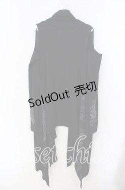画像3: Qutie Frash / ドラゴンptオフショルジレ  ブラック O-25-08-28-024-QU-TO-OW-OS