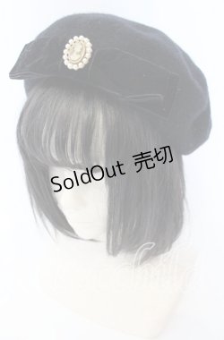 画像1: m petit by misako / AMモチーフリボンベレー  クロ O-25-08-29-046-LO-AC-YM-OS