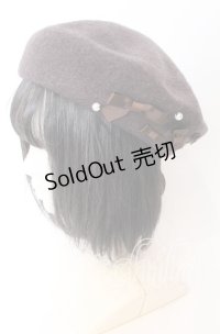 m petit by misako / AMミニリボンバスクベレー  ブラウン O-25-08-29-052-LO-AC-YM-ZT511