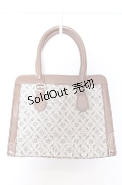 画像3: axes femme / 異素材コンビ2WAYバッグ  グレーｘブラウン O-25-08-29-055-AX-BG-YM-ZT511