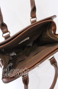 画像4: axes femme / 異素材コンビ2WAYバッグ  グレーｘブラウン O-25-08-29-055-AX-BG-YM-OS