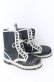 画像4: Dr.Martens （Getta Grip） / Pierre 10ホールブーツ 約22.5-23cm ブラックｘホワイト O-25-08-29-059-PU-SH-YM-OS