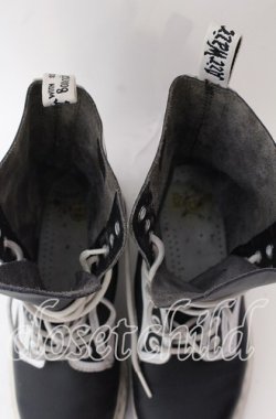 画像7: Dr.Martens （Getta Grip） / Pierre 10ホールブーツ 約22.5-23cm ブラックｘホワイト O-25-08-29-059-PU-SH-YM-ZT-K001