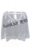 axes femme / リボンデザインボレロ M ネイビー O-25-08-29-009-AX-TO-OW-OS