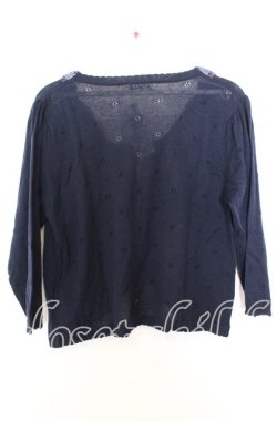 画像3: axes femme / リボンデザインボレロ M ネイビー O-25-08-29-009-AX-TO-OW-OS
