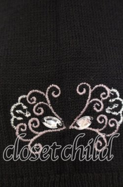 画像3: axes femme / 縦ラメ刺繍入りカーディガン M クロ O-25-08-29-011-AX-TO-OW-OS