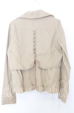 画像2: axes femme / ショートトレンチジャケット M ベージュ O-25-08-29-012-AX-TO-OW-OS