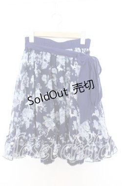 画像1: axes femme / 蝶薔薇スカート M ネイビー O-25-08-29-018-AX-SK-OW-OS