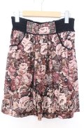 axes femme / ゴブランプリントスカート M ピンク系 O-25-08-29-021-AX-SK-OW-OS