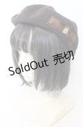 m petit by misako / NINA'SAM カメオベレー  ブラウン O-25-08-29-033-LO-AC-YM-ZT511