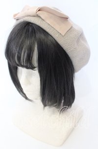 m petit by misako / AMリボンサーモベレー  ベージュ O-25-08-29-039-LO-AC-YM-ZT511