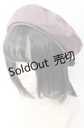axes femme / バックリボンベレー帽  ピンク O-25-08-29-043-AX-AC-YM-ZT511