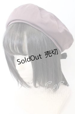 画像1: axes femme / バックリボンベレー帽  ピンク O-25-08-29-043-AX-AC-YM-ZT511