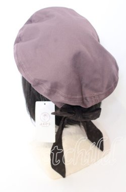 画像2: axes femme / バックリボンベレー帽  ピンク O-25-08-29-043-AX-AC-YM-OS