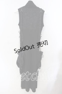 画像4: Qutie Frash / チャイナロングジレ  ブラック×パープル O-25-08-30-038-QU-TO-OW-OS