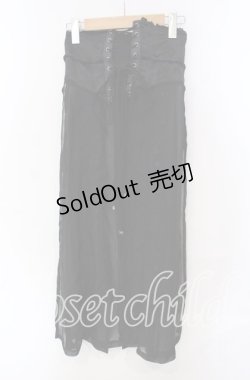 画像3: Qutie Frash / シフォンラップコルセット  ブラック O-25-08-30-043-QU-SK-OW-OS