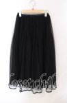 画像1: Franche Lippee / ドットチュールスカート M クロ O-25-08-30-045-LO-SK-OW-ZT064 (1)