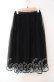 画像2: Franche Lippee / ドットチュールスカート M クロ O-25-08-30-045-LO-SK-OW-OS (2)