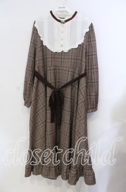 画像1: Favorite / シスターワンピース M〜L ブラウン O-25-08-30-054-LO-OP-OW-OS