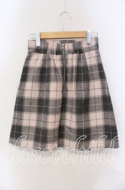 画像2: Ank Rouge / ハートポケット台形スカート M ピンク×グレー O-25-08-30-062-CA-SK-OW-OS