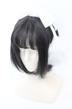 画像1: Candy Stripper / ハートイヤーマフ  ホワイト O-25-08-30-1001-PU-ZA-OW-OS
