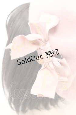 画像2: LIZ LISA / リボンベレー帽  ピンク O-25-08-30-1005-LO-AC-OW-OS