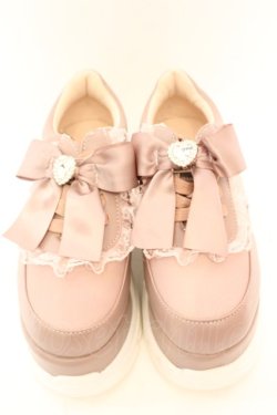 画像1: LOLITAその他 / 厚底スニーカー M ピンク O-25-08-30-1009-LO-SH-OW-OS