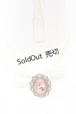 画像2: metamorphose / ブローチ付きタッセルチョーカー  アイボリー O-25-08-30-1012-ME-AC-IG-OS