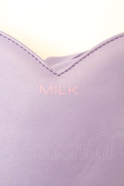 画像2: MILK / ハートバッグ  パープル O-25-08-30-1013-ML-BG-IG-OS