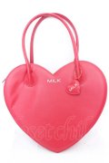 MILK / 45thハートバッグ  アカ O-25-08-30-1014-ML-BG-IG-OS