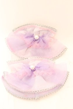 画像1: Angelic Pretty / Dreamy Pearlお袖とめ  ラベンダー O-25-08-30-1020-AP-ZA-IG-OS
