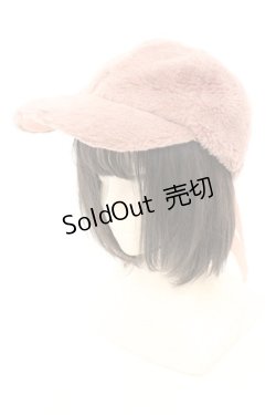 画像1: merry jenny / エコファーcap　キャップ F ピンク O-25-08-30-1003-LO-AC-OW-ZT511