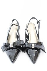 YOSUKE / バックストラップミュール L ブラック O-25-08-30-1024-PU-SH-IG-ZT-K001