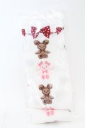 BABY,THE STARS SHINE BRIGHT / くみゃちゃんのSweet Heart Check柄オーバーニーソックス  シロ O-25-08-30-1027-BA-ZA-IG-OS