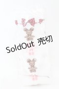 BABY,THE STARS SHINE BRIGHT / くみゃちゃんのSweet Heart Check柄オーバーニーソックス  シロ O-25-08-30-1027-BA-ZA-IG-ZT487-F003