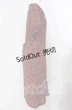 画像3: PINK HOUSE / プチリボン使い花柄ワンピース  アカ O-25-08-30-006-LO-OP-OW-ZT078