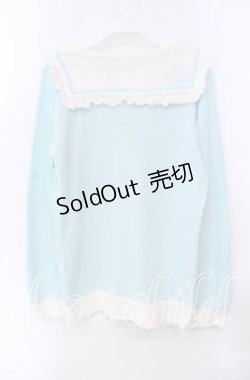 画像2: Ank Rouge / ハートポケットカーディガン  サックス O-25-08-30-070-CA-TO-OW-OS