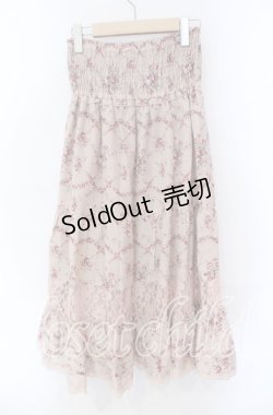 画像3: axes femme / 花柄2WAYシャーリングワンピース M ピンク O-25-08-30-071-AX-OP-OW-OS