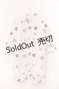 Ank Rouge / 総柄シャツワンピース M ピンク O-25-08-30-072-CA-OP-OW-OS