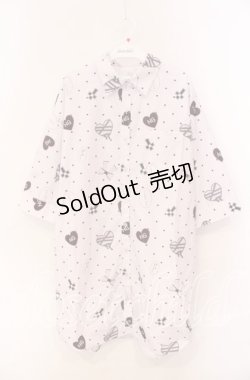 画像1: Ank Rouge / 総柄シャツワンピース M ピンク O-25-08-30-072-CA-OP-OW-OS