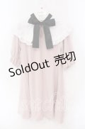 Jamieエーエヌケー / ケープカラーカットワンピース M ピンク O-25-08-30-073-LO-OP-OW-OS