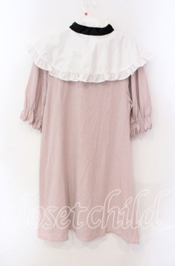 画像2: Jamieエーエヌケー / ケープカラーカットワンピース M ピンク O-25-08-30-073-LO-OP-OW-OS