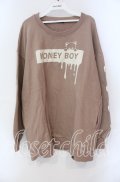 Honey Cinnamon / HONEY BOYptトレーナー F ベージュ O-25-08-30-074-LO-TO-OW-OS