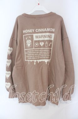 画像3: Honey Cinnamon / HONEY BOYptトレーナー F ベージュ O-25-08-30-074-LO-TO-OW-OS