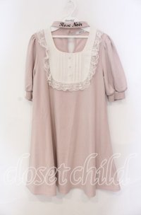 Ank Rouge / ヨーク切替チョーカーデザインカットワンピース M ピンク O-25-08-30-077-CA-OP-OW-ZT330