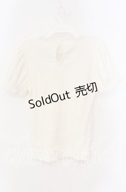 画像3: Ank Rouge / デコルテレース切り替えテレコトップス M アイボリー O-25-08-30-078-CA-TO-OW-OS