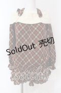 LIZ LISA / ショールカラーチェックチュニック  オレンジ系 O-25-08-30-088-LO-TO-OW-OS